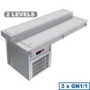 IN/RPX12-R92 (25) EinbauKühlplatte, 2 Ebenen, 3x GN 1/1